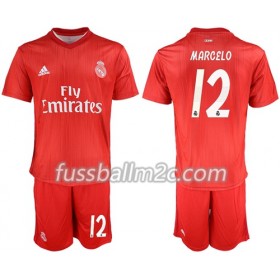 Fußballtrikots Real Madrid Marcelo 12 Kinder Ausweich Trikotsatz 2018-2019